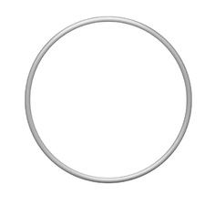 Обруч Larsen 333797 65 см серый