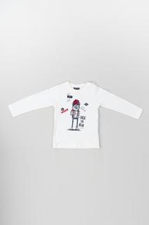 Джемпер для мальчика Brums, цв.белый, р-р 80