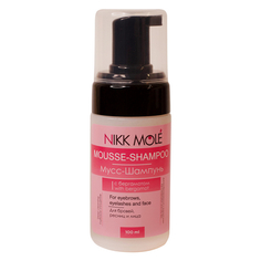 Мусс-шампунь для бровей и ресниц Nikk Mole с бергамотом 100 мл