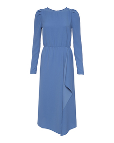 Платье женское Poustovit W15692 голубое 42 IT
