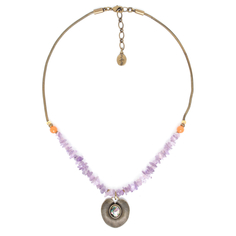 Колье из бижутерного сплава с авантюрином 46 см Nature Bijoux NB20.2-15-41414