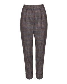 Брюки женские Peserico P04128 коричневые 40 IT