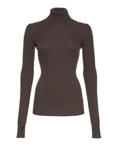 Водолазка женская Erika Cavallini E1WA23 коричневая S