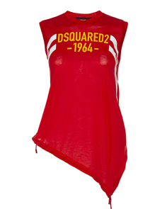 Топ женский DSquared2 S75NC0962 красный S