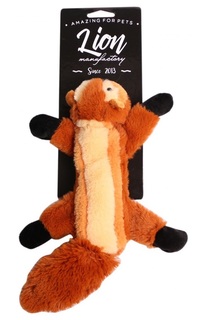 Мягкая игрушка для собак Lion Лесная добыча Барсук, коричневый, 45 см