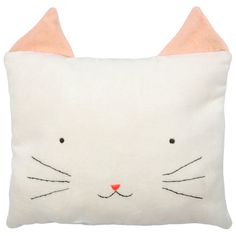 Подушка декоративная Meri Meri из вельвета Кошечка