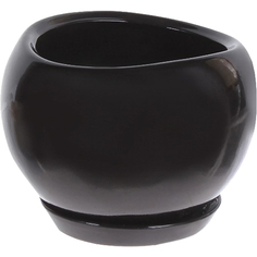 Цветочный горшок Тамбовская Керамика Адель №3 81932595 черный