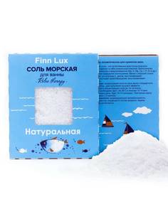 Соль для ванны Finn Lux морская "НАТУРАЛЬНАЯ", 1 кг