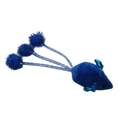 Игрушка для кошек Chomper Super Space Набор Мышки c мячиками на хвосте, 22 см 2шт