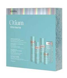 Набор 4 ESTEL OTIUM WINTERIA шампунь 250 мл + бальзам 200 мл + спрей 200 мл + пилинг 125мл