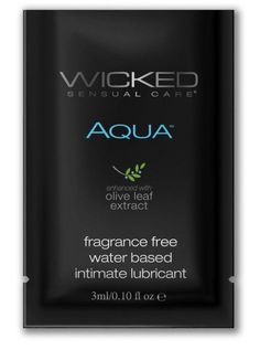 Легкий лубрикант на водной основе Wicked Aqua алое 3 мл