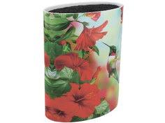 Подставка для ножей Z-1031-01/02/03 Zeidan декор 16х7х22,5см. пластик цв.в асс.(х12)