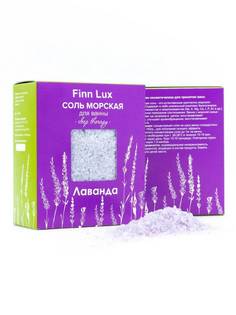Соль для ванны Finn-Lux морская "ЛАВАНДА", 1 кг