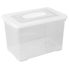 Коробка универсальная Curver с крышкой 65 л прозрачная