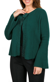 Кардиган женский MYF 11D314 зеленый 50 RU