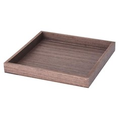 Поднос Koopman Deco 25 x 25 x 3 см brown