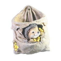 Кашпо декоративное Ежик в мешочке с кукурузой Хорошие сувениры