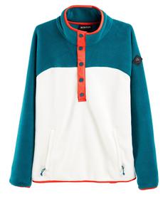 Свитшот женский Burton Hearth Flc Po бирюзовый XL