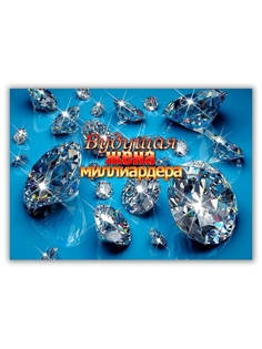 Магнит на холодильник DRABS малый - A5, Будущая жена миллиардера