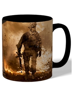Кружка DRABS Call of Duty, камуфляж, огонь