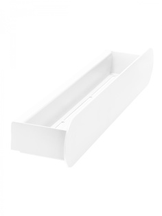 Полка для ванной комнаты OMEGA, 500 мм, белая Green Ween