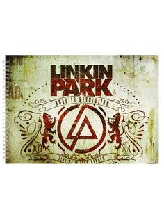 Альбом для рисования DRABS linkin park ретро-эмблема