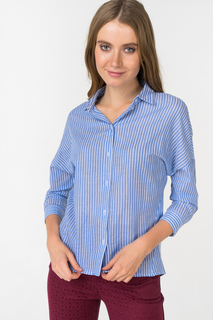 Рубашка женская Baon B178014 голубая 44