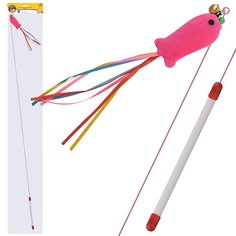Игрушка-удочка для животных "Рыбка". Общая длина 110 см. VL40-105 Home Novelties Limited