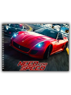 Альбом для рисования DRABS need for speed красная машина