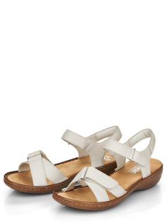 Босоножки женские Rieker 148951 белые 8.5 US