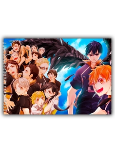 Альбом для рисования DRABS Волейбол аниме Haikyuu 1