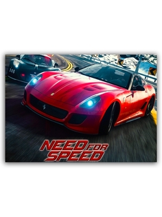 Магнит на холодильник DRABS need for speed красная машина