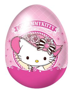 Яйцо Hello Kitty с хрустящими шариками в шоколадной глазури 15 г в ассортименте
