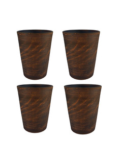 69КАШ021.4 Кашпо Молоченное 4шт 0,4л Солнечногорская керамика