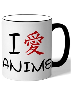 Кружка DRABS I love anime, Я люблю аниме