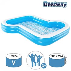 Детский бассейн Bestway семейный, 305 x 274 x 46 см, 54321, 5309777