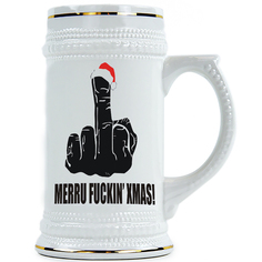 Пивная Кружка DRABS Merru fuckinxmas , Возьми, казел