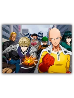 Магнит на холодильник DRABS Ванпанчмен Road to Hero 2