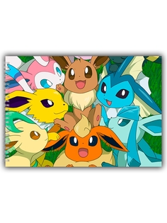 Альбом для рисования DRABS Eeveelutions покемон