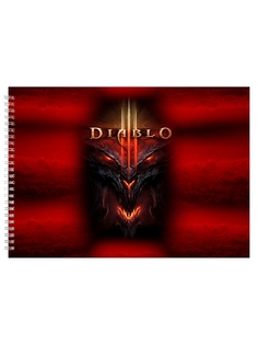 Альбом для рисования DRABS DIABLO на красном