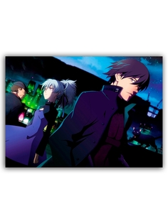 Магнит на холодильник DRABS Darker than Black аниме