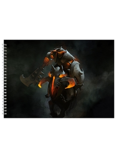 Альбом для рисования DRABS Dota со щитом