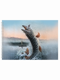 Альбом для рисования DRABS Рыбак и щука