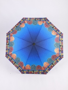 Зонт складной женский автоматический ZEST 83726 васильковый