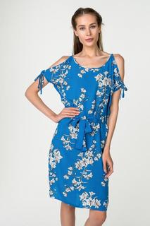 Повседневное платье женское adL12434618000 голубое M