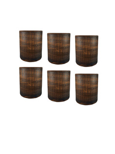 69КАШ002.6 Горшок для цветов Гладкая серия 6шт 0,7л Солнечногорская керамика