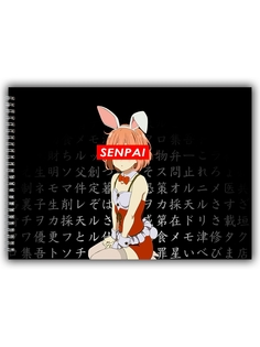 Альбом для рисования DRABS Anime Senpai, Антме Сенпай девочка с ушками