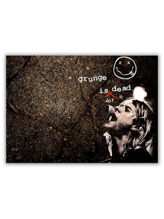 Магнит на холодильник DRABS малый - A5, Grunge is not dead