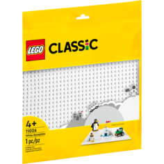 Конструктор LEGO Classic Белая базовая пластина 11026