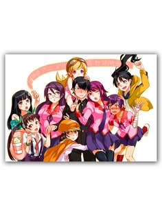 Магнит на холодильник DRABS Bakemonogatari аниме